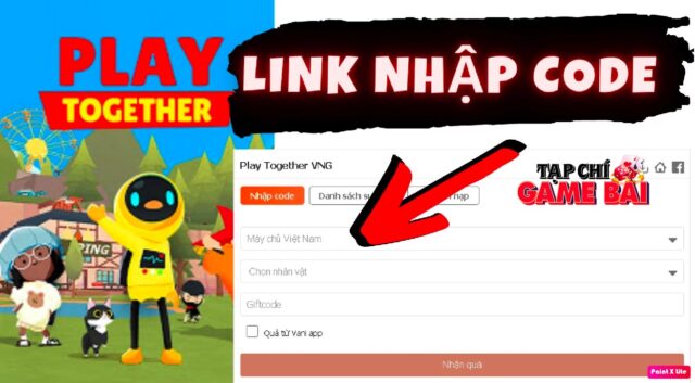 Nhập giftcode play together liền tay